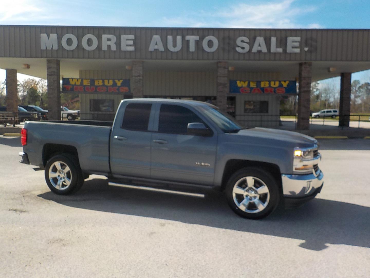 2016 Blue Chevrolet Silverado 1500 LT Double Cab 2WD (1GCRCREC7GZ) with an 5.3L V8 OHV 16V engine, 6A transmission, located at 1617 W Church Street, Livingston, TX, 77351, (936) 327-3600, 30.710995, -94.951157 - Beautiful truck! 5.3L V-8. Come check it out!! - Photo#0